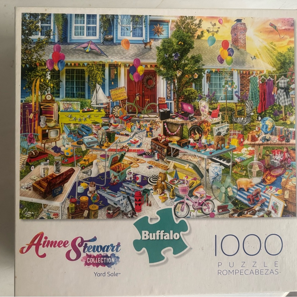 Buffalo Aimee Stewart Vibrant Yard Sale Puzzle